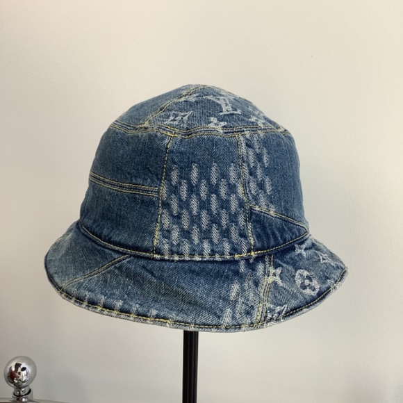 Louis Vuitton Denim Bucket Hat - Picture 2 of 5
